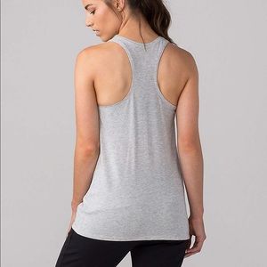 Lululemon Love Tank Top Heathered Vapor Size 4